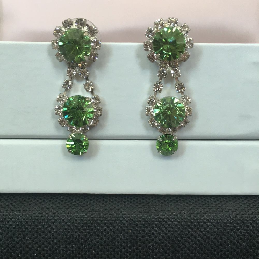 Sparkly Drop Earrings Vintage